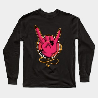 Devil Horns Long Sleeve T-Shirt